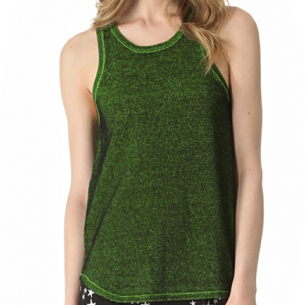 🍂SALE🍁Tibi neon green top - Picture 2 of 5